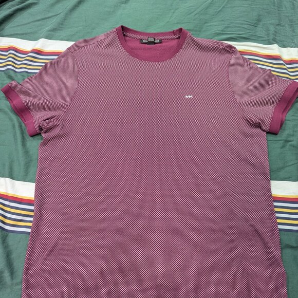 Medium Michael Kors t-shirt - Maroon / white polkadots - Picture 4 of 4